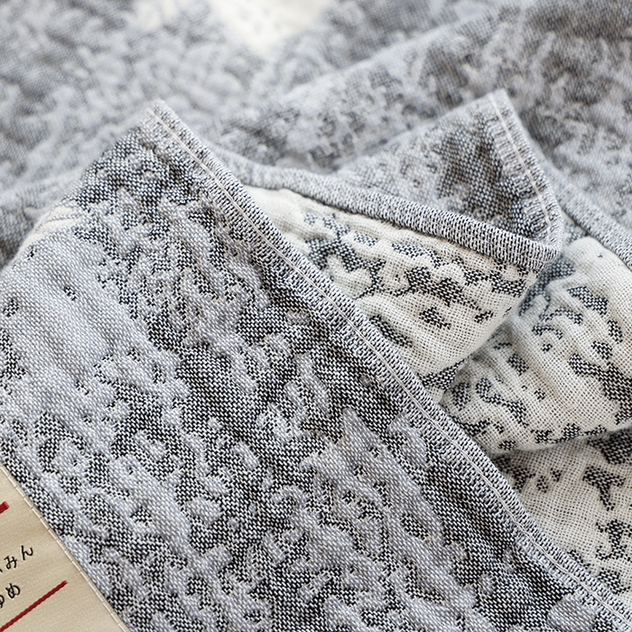 91家纺网 家纺一手货源 找家纺 朴尔家纺-毛巾被 2026新款素臻风流苏花边全棉纯棉四层水洗纱布毛巾被-朴尔经典款常年备货 柠香-灰