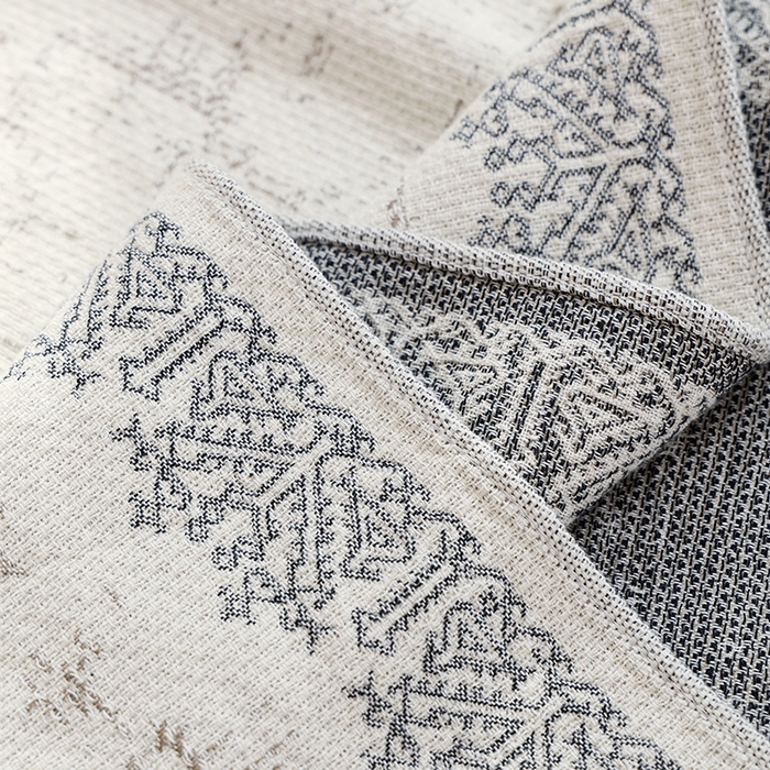 91家纺网 家纺一手货源 找家纺 朴尔家纺-毛巾被 2026新款素臻风流苏花边全棉纯棉四层水洗纱布毛巾被-朴尔经典款常年备货 浅梦-灰