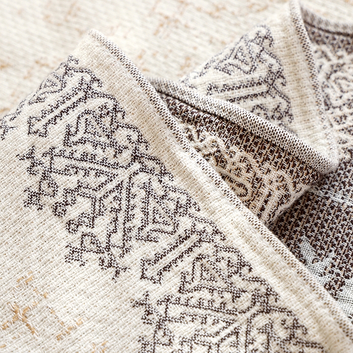 91家纺网 家纺一手货源 找家纺 朴尔家纺-毛巾被 2026新款素臻风流苏花边全棉纯棉四层水洗纱布毛巾被-朴尔经典款常年备货 浅梦-驼