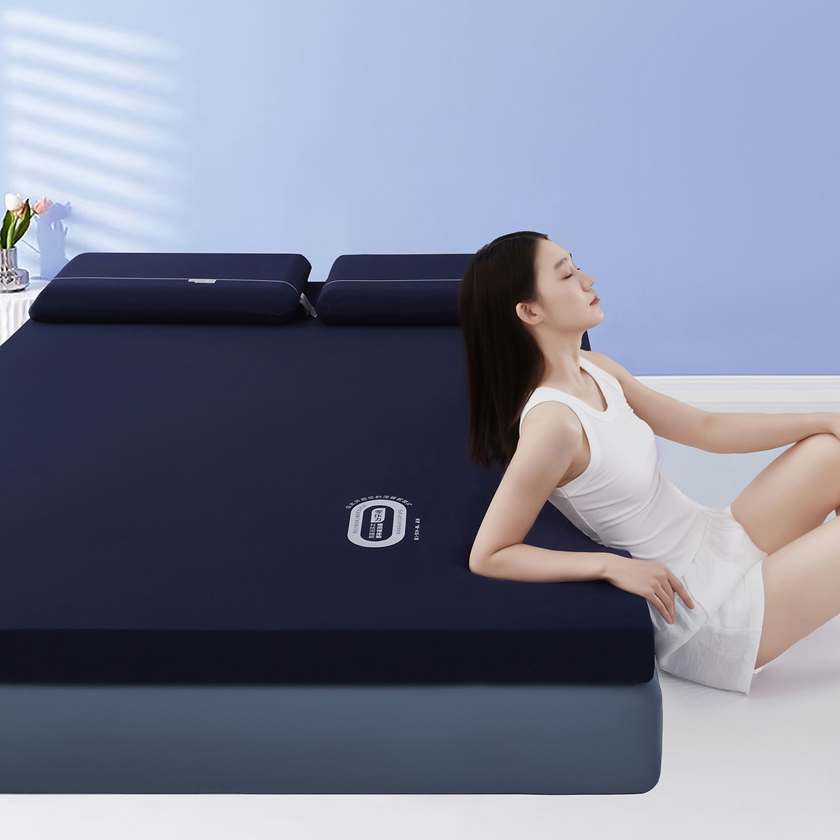 91家纺网 家纺一手货源 找家纺 （总）美丽折家纺 2026新款【某朵同款】A类双芯40D慢回弹记忆棉床垫 深睡眠零压力酒店同款床垫