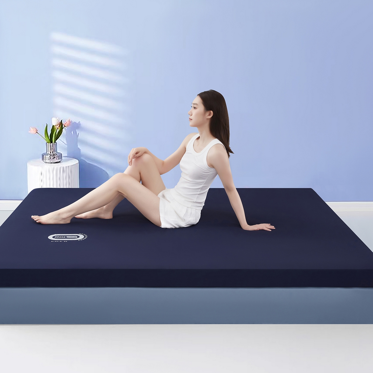 91家纺网 家纺一手货源 找家纺 （总）美丽折家纺 2026新款【某朵同款】A类双芯40D慢回弹记忆棉床垫 深睡眠零压力酒店同款床垫