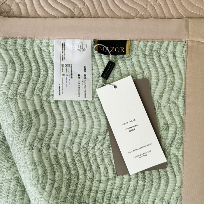 91家纺网 家纺一手货源 找家纺 满座家居 2026 新款莫代尔天丝床盖三件套小清新床盖（含手提包装） 香岛巴黎