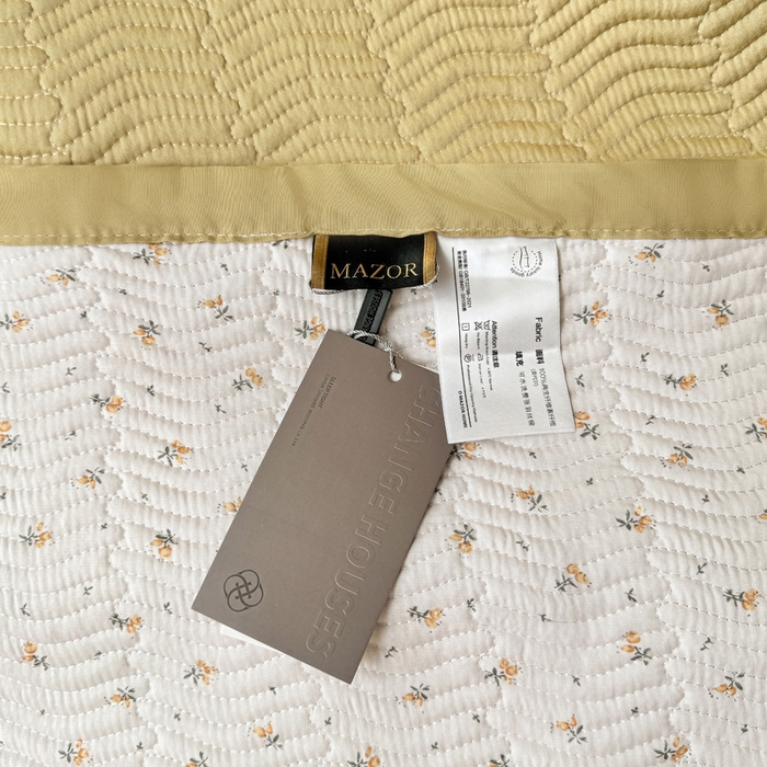 91家纺网 家纺一手货源 找家纺 满座家居 2026 新款莫代尔天丝床盖三件套小清新床盖（含手提包装） 悠然