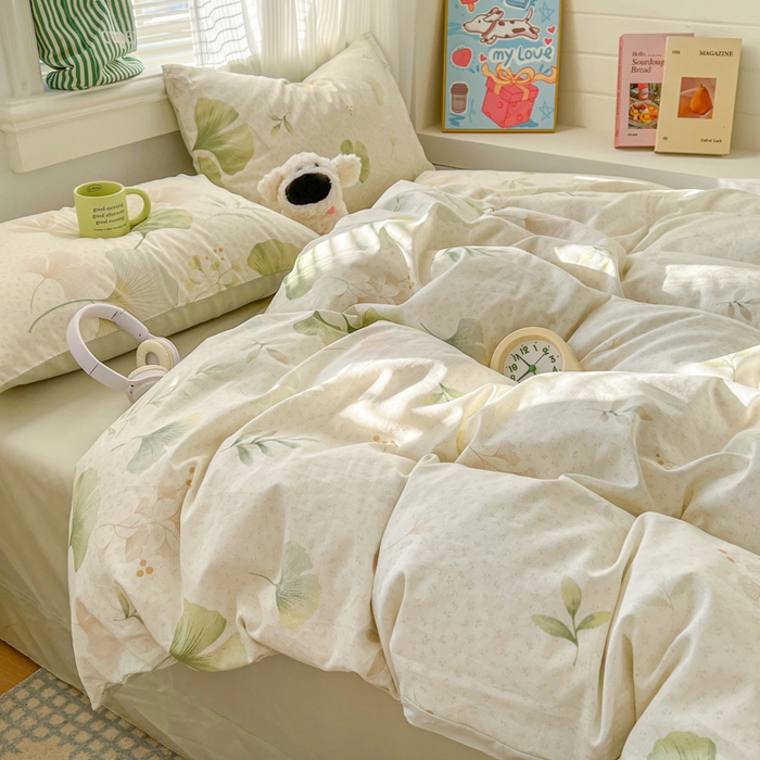 91家纺网 家纺一手货源 找家纺 （总）漫仙阁家纺 2026新款纯棉学生宿舍A版100%新疆棉B版古法水洗单被套