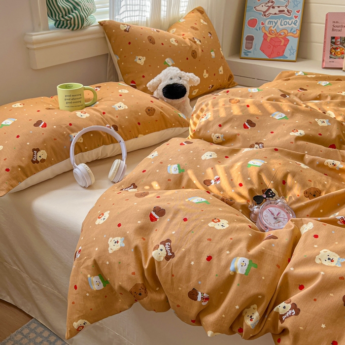 91家纺网 家纺一手货源 找家纺 （总）漫仙阁家纺 2026新款纯棉学生宿舍A版100%新疆棉B版古法水洗单被套