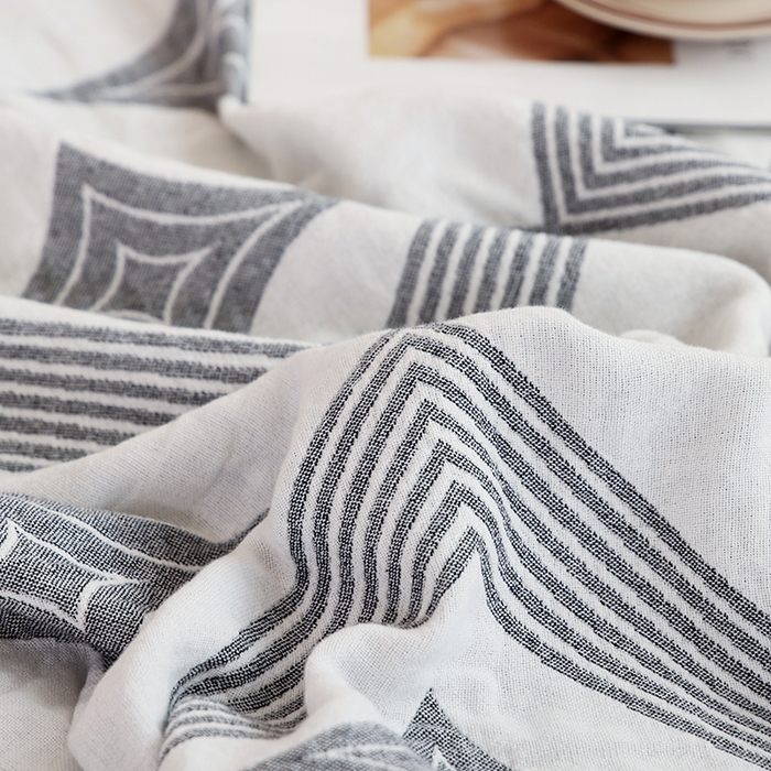 91家纺网 家纺一手货源 找家纺 朴尔家纺-毛巾被 2026新款伯尔尼风格全棉加厚三层纱布毛巾被-朴尔经典款常年备货 风范-灰