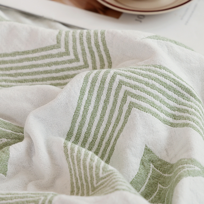 91家纺网 家纺一手货源 找家纺 朴尔家纺-毛巾被 2026新款伯尔尼风格全棉加厚三层纱布毛巾被-朴尔经典款常年备货 风范-绿