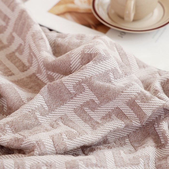 91家纺网 家纺一手货源 找家纺 朴尔家纺-毛巾被 2026新款伯尔尼风格全棉加厚三层纱布毛巾被-朴尔经典款常年备货 邂逅之恋-咖