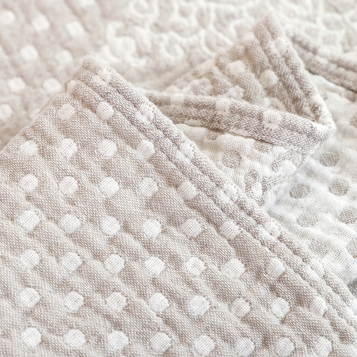 91家纺网 家纺一手货源 找家纺 朴尔家纺-毛巾被 2026新款伯尔尼风格全棉加厚三层纱布毛巾被-朴尔经典款常年备货 星辰-咖