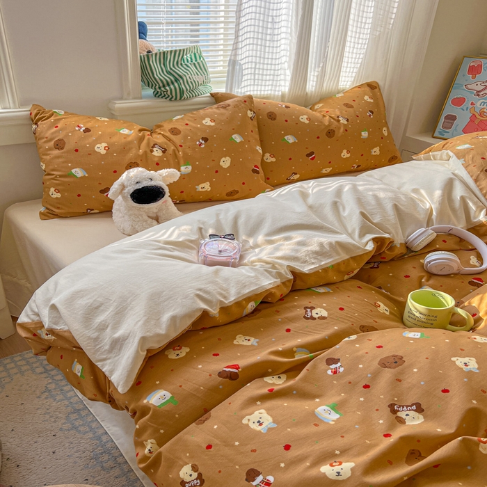 91家纺网 家纺一手货源 找家纺 （总）漫仙阁家纺 2026新款纯棉学生宿舍A版100%新疆棉B版古法水洗单被套