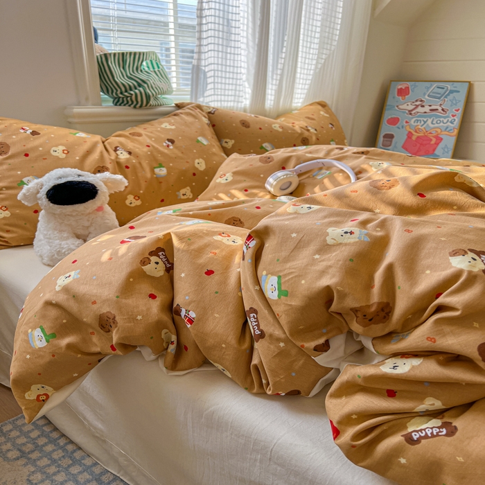 91家纺网 家纺一手货源 找家纺 （总）漫仙阁家纺 2026新款纯棉学生宿舍A版100%新疆棉B版古法水洗单被套