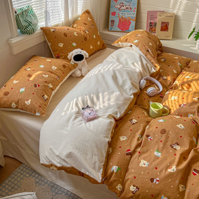 91家纺网 家纺一手货源 找家纺 （总）漫仙阁家纺 2026新款纯棉学生宿舍A版100%新疆棉B版古法水洗单被套