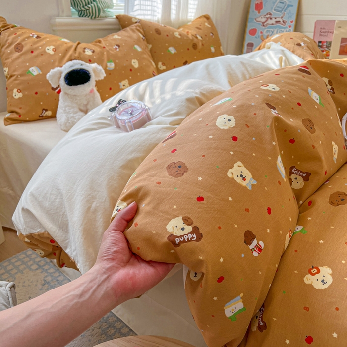 91家纺网 家纺一手货源 找家纺 （总）漫仙阁家纺 2026新款纯棉学生宿舍A版100%新疆棉B版古法水洗单被套