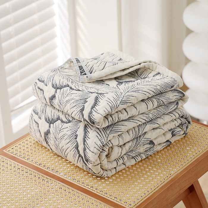 （总）朴尔家纺-毛巾被 2026春夏新款全棉纯棉水洗预缩加厚六层纱布毛巾被夏被夏凉被空调被