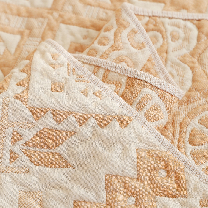 91家纺网 家纺一手货源 找家纺 朴尔家纺-毛巾被 2026春夏新款全棉纯棉水洗预缩加厚六层纱布毛巾被夏被夏凉被空调被 罗格印象