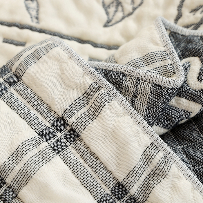 91家纺网 家纺一手货源 找家纺 朴尔家纺-毛巾被 2026春夏新款全棉纯棉水洗预缩加厚六层纱布毛巾被夏被夏凉被空调被 莫奈花园