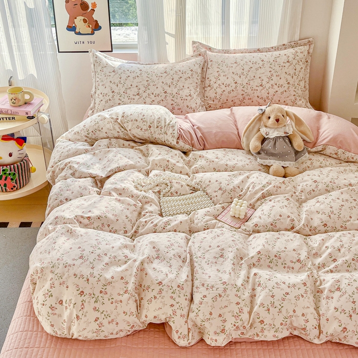 91家纺网 家纺一手货源 找家纺 （总）尚美 2026新款简约印花床盖四件套