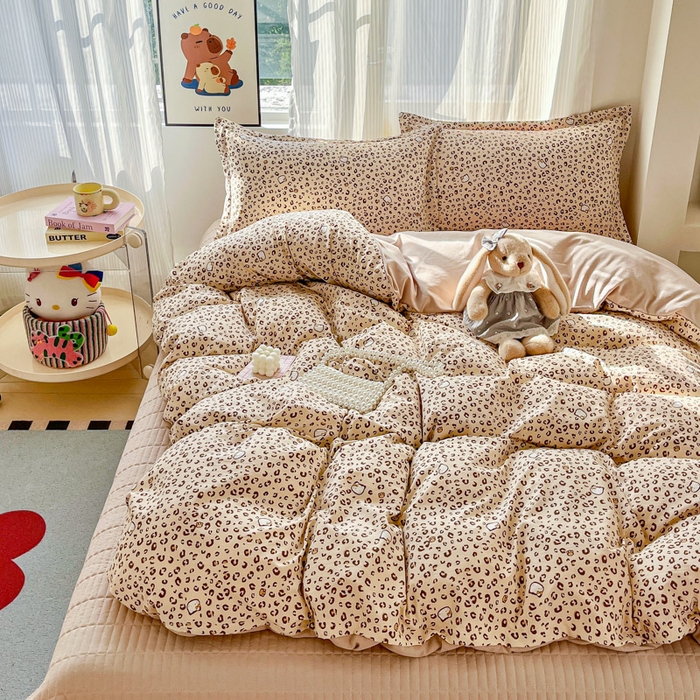 91家纺网 家纺一手货源 找家纺 （总）尚美 2026新款简约印花床盖四件套