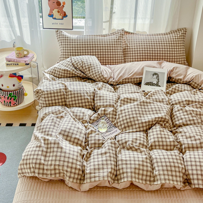 91家纺网 家纺一手货源 找家纺 （总）尚美 2026新款简约印花床盖四件套