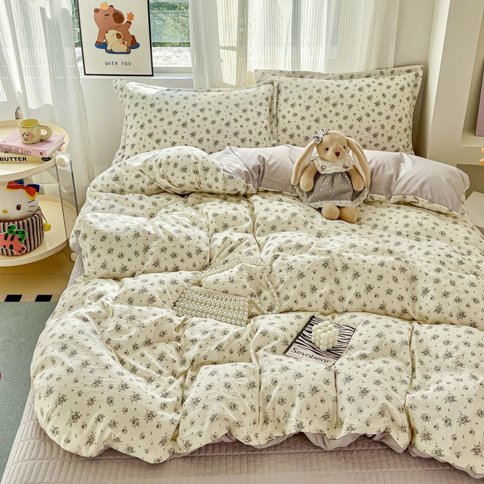 91家纺网 家纺一手货源 找家纺 （总）尚美 2026新款简约印花床盖四件套