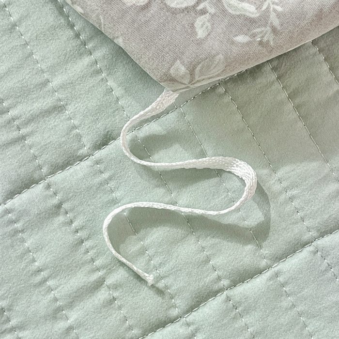 91家纺网 家纺一手货源 找家纺 尚美 2026新款简约印花床盖四件套 春眠