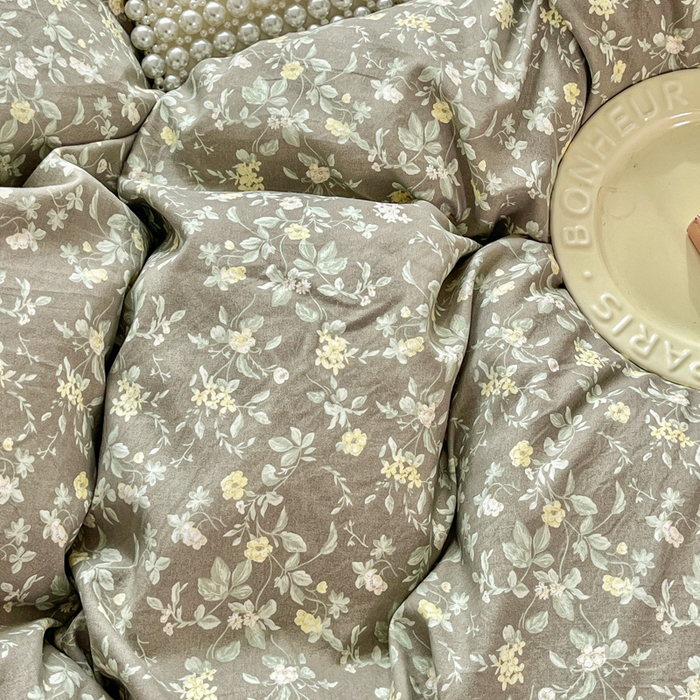 91家纺网 家纺一手货源 找家纺 尚美 2026新款简约印花床盖四件套 春眠