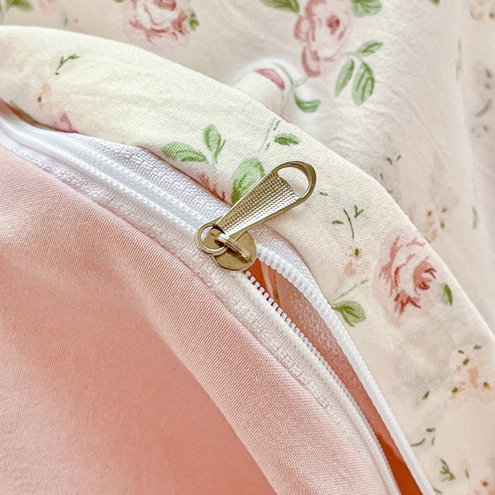 91家纺网 家纺一手货源 找家纺 尚美 2026新款简约印花床盖四件套 春意盎然