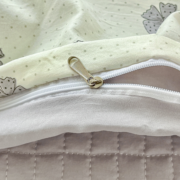 91家纺网 家纺一手货源 找家纺 尚美 2026新款简约印花床盖四件套 蝶恋