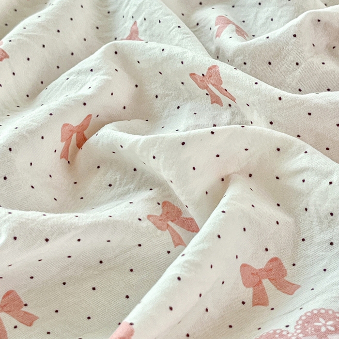 91家纺网 家纺一手货源 找家纺 尚美 2026新款简约印花床盖四件套 格间-粉