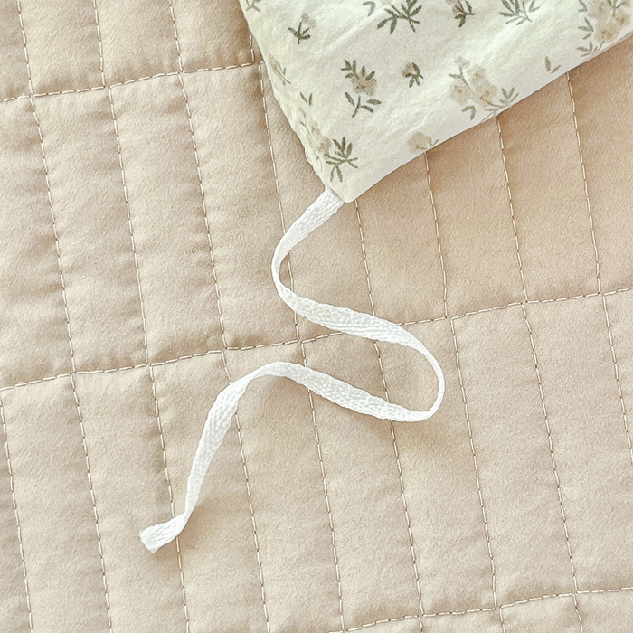 91家纺网 家纺一手货源 找家纺 尚美 2026新款简约印花床盖四件套 萌萌兔咖