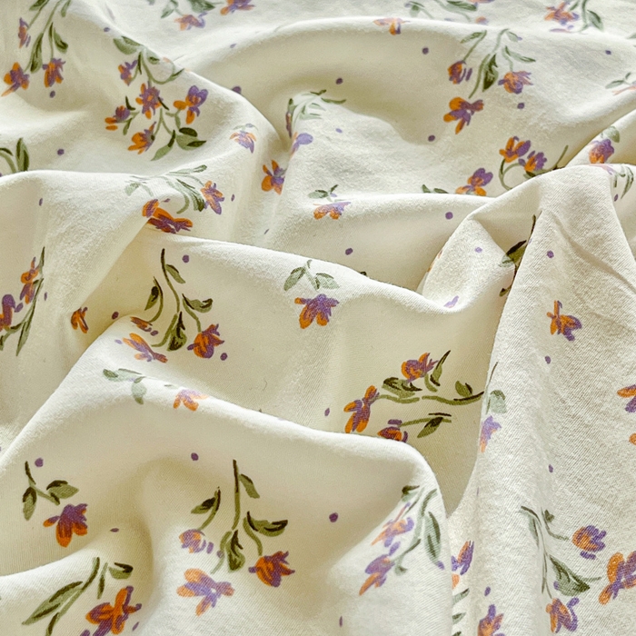 91家纺网 家纺一手货源 找家纺 尚美 2026新款简约印花床盖四件套 奶碎花