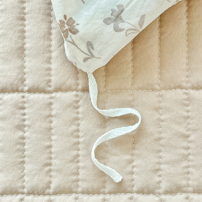 91家纺网 家纺一手货源 找家纺 尚美 2026新款简约印花床盖四件套 素汐