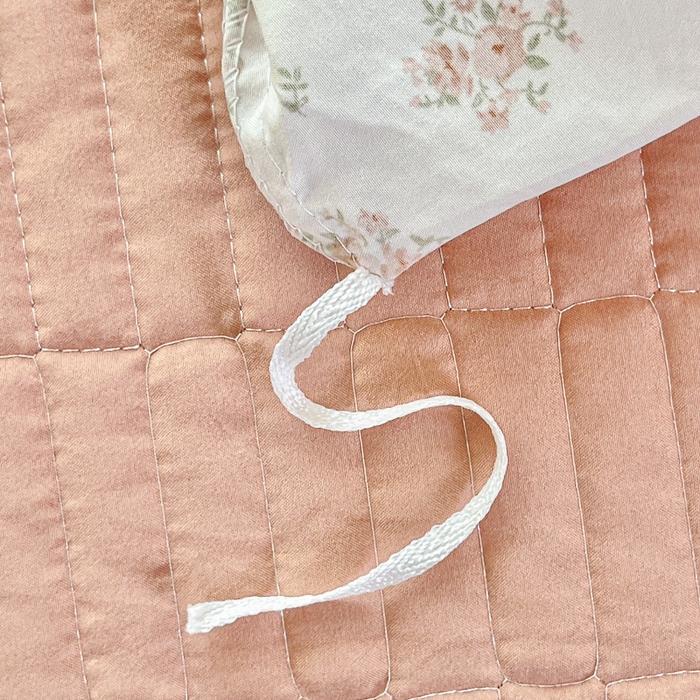 91家纺网 家纺一手货源 找家纺 尚美 2026新款简约印花床盖四件套 织梦-豆沙