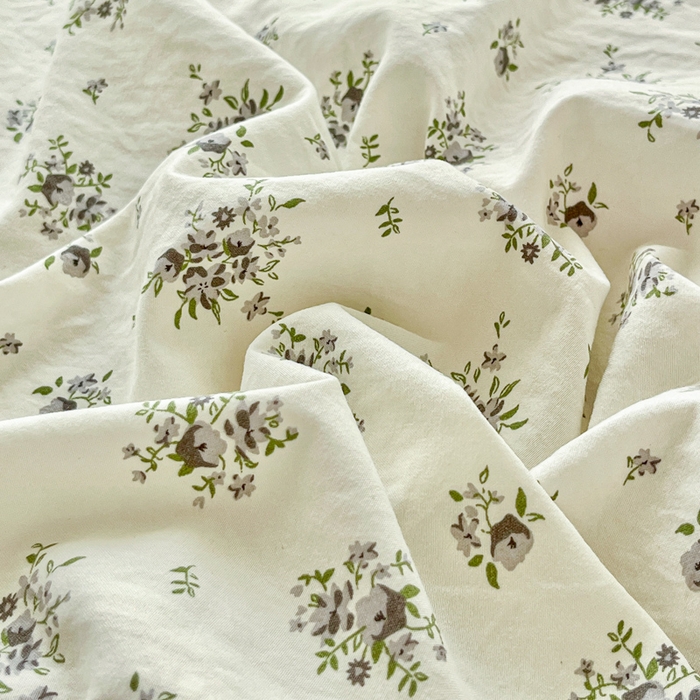 91家纺网 家纺一手货源 找家纺 尚美 2026新款简约印花床盖四件套 织梦-灰