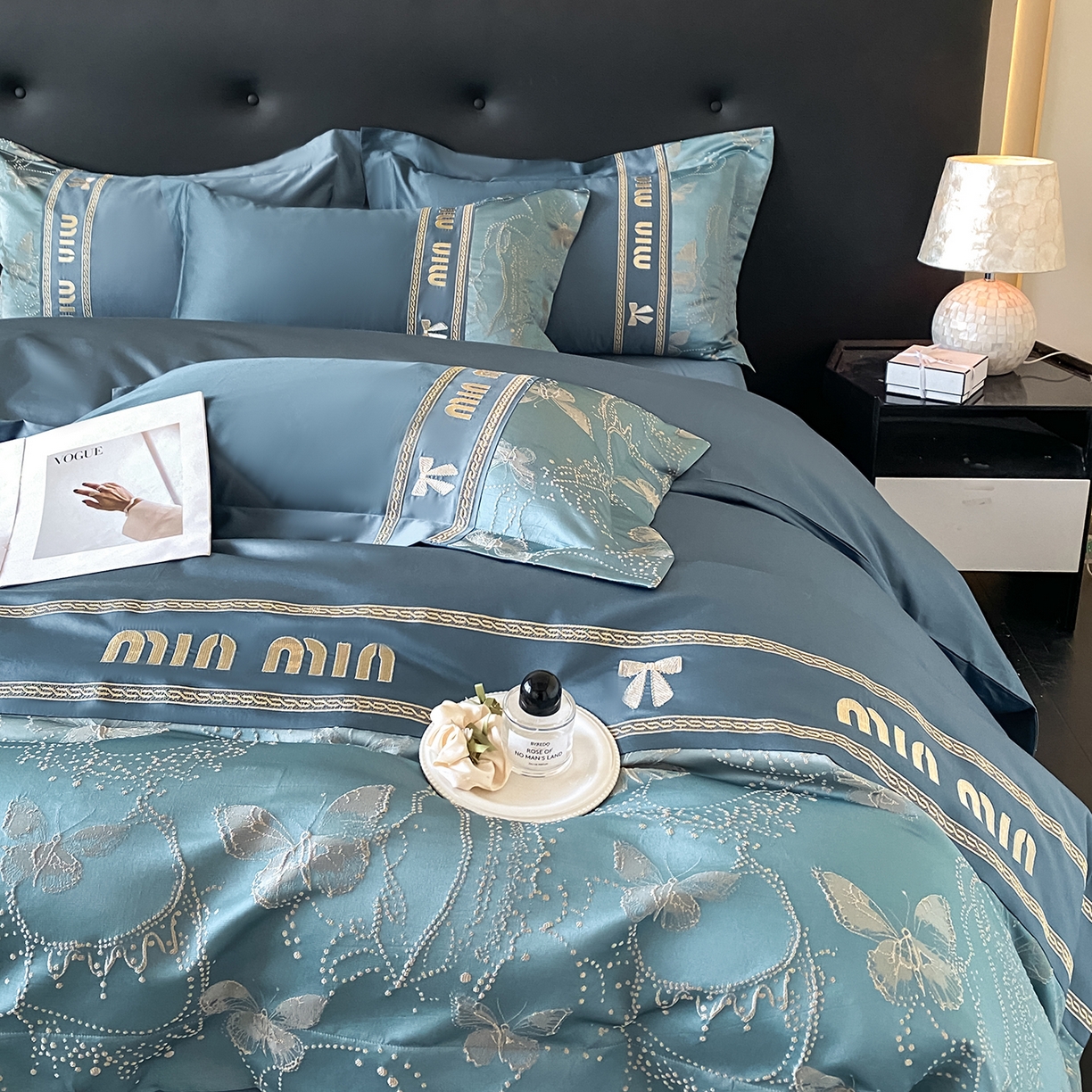 91家纺网 家纺一手货源 找家纺 （总）置顶家纺 2026新款春夏乐芙亲肤提花刺绣系列四件套