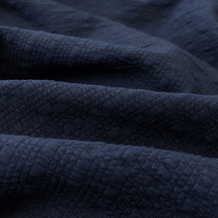 91家纺网 家纺一手货源 找家纺 卡迪熊家纺 2026新款软糯泡芙纱纯色四件套 泡芙-深海墨蓝