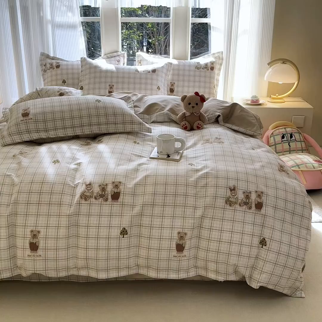 91家纺网 家纺一手货源 找家纺 帛织澜家纺 2026新款A类新疆全棉12868单品印花全棉纯棉被套系列（预留缩水，提供质检报告） 欢乐伙伴