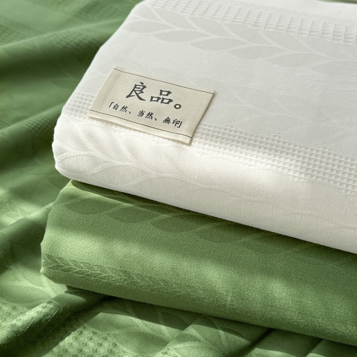 91家纺网 家纺一手货源 找家纺 （总）眠博士 2026新款全棉纯棉华夫格麦穗 床单单件床单单品单床单