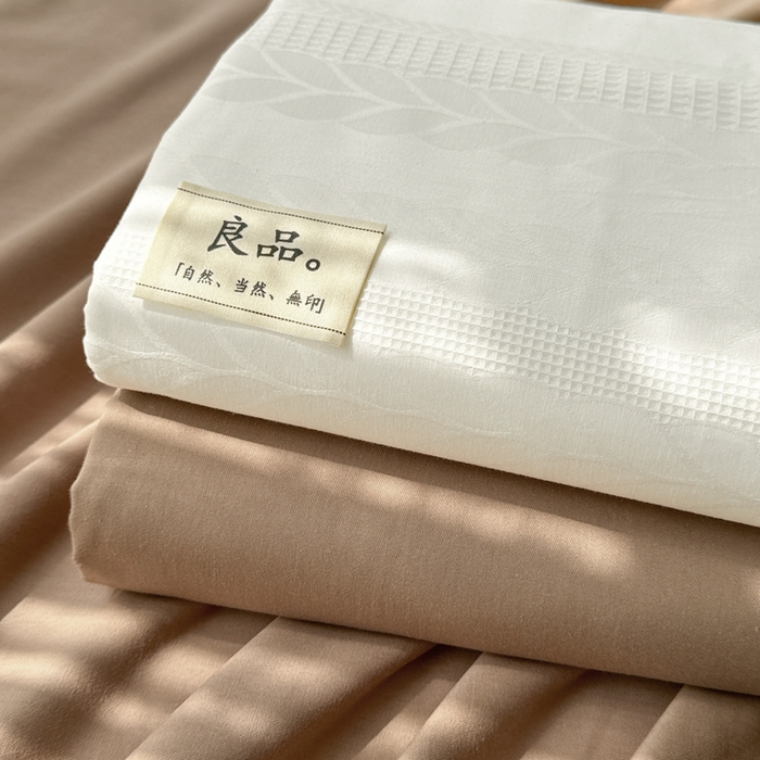 91家纺网 家纺一手货源 找家纺 眠博士 2026新款全棉纯棉华夫格麦穗 床单单件床单单品单床单 组合图仅供参考不可下单