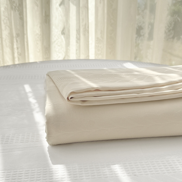 91家纺网 家纺一手货源 找家纺 眠博士 2026新款全棉纯棉华夫格麦穗 床单单件床单单品单床单 床单-麦穗米