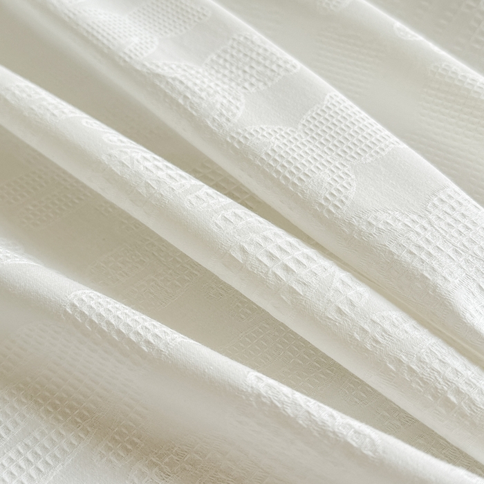 91家纺网 家纺一手货源 找家纺 眠博士 2026新款全棉纯棉华夫格麦穗 床单单件床单单品单床单 床单-小熊白