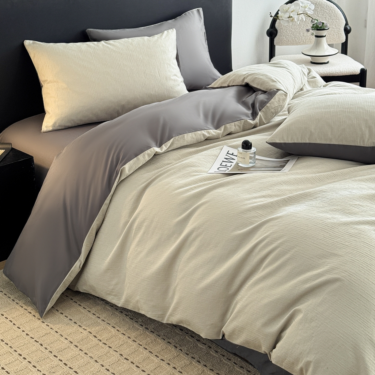 91家纺网 家纺一手货源 找家纺 （总）简宜家居（朝初家纺） 2026新款60立体提花全棉四件套