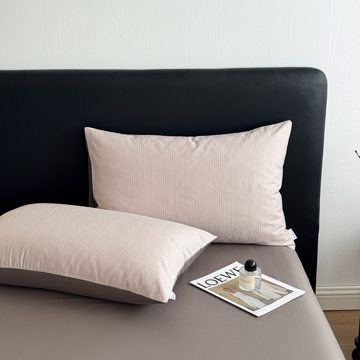 91家纺网 家纺一手货源 找家纺 简宜家居（朝初家纺） 2026新款60立体提花全棉四件套 可可肌理