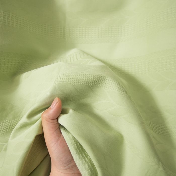 91家纺网 家纺一手货源 找家纺 眠博士 2026新款全棉纯棉华夫格麦穗系列四件套 华夫格-麦穗绿