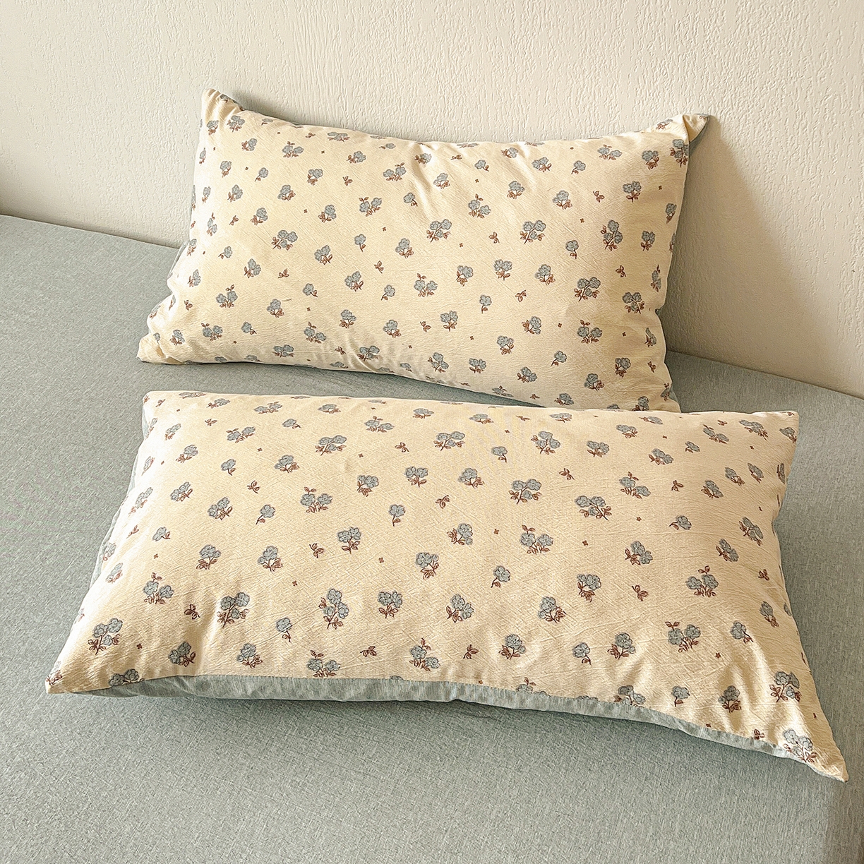 91家纺网 家纺一手货源 找家纺 一比一家纺 2026春季新款高克重加厚色织提花系列四件套 铃兰