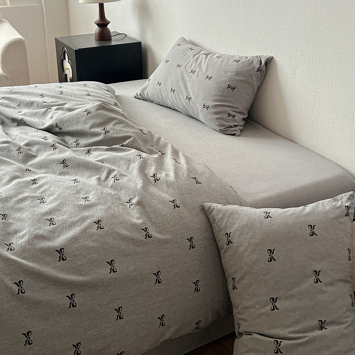 91家纺网 家纺一手货源 找家纺 一比一家纺 2026春季新款高克重加厚色织提花系列四件套 少女心