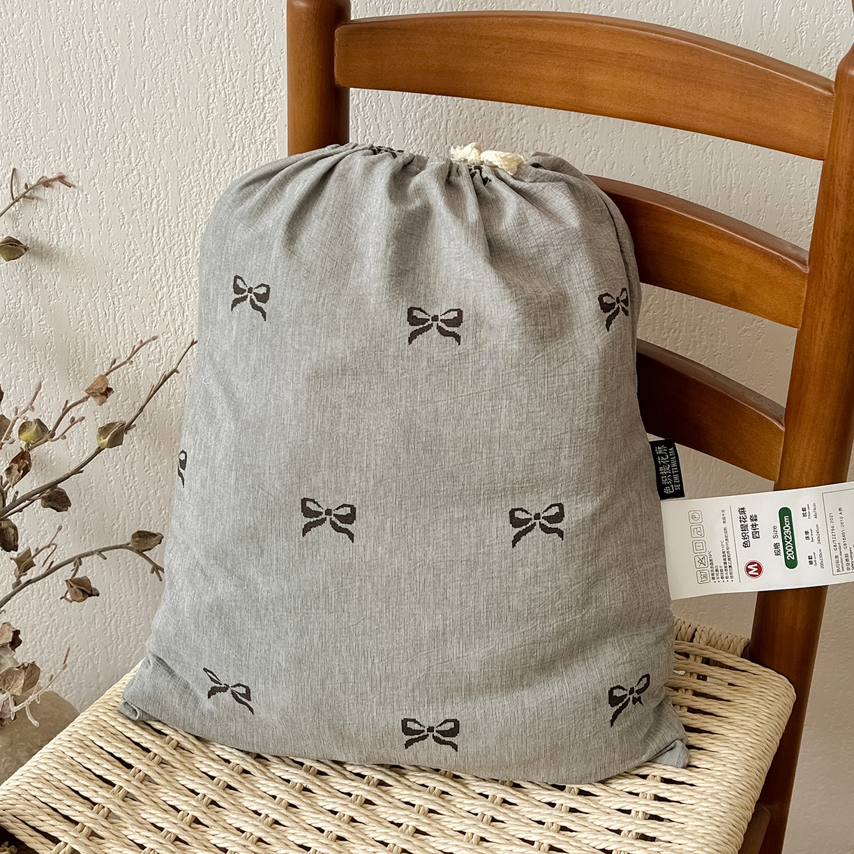 91家纺网 家纺一手货源 找家纺 一比一家纺 2026春季新款高克重加厚色织提花系列四件套 少女心