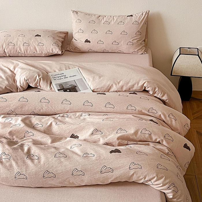 91家纺网 家纺一手货源 找家纺 （总）一比一家纺 2026春季新款高克重加厚色织提花系列四件套