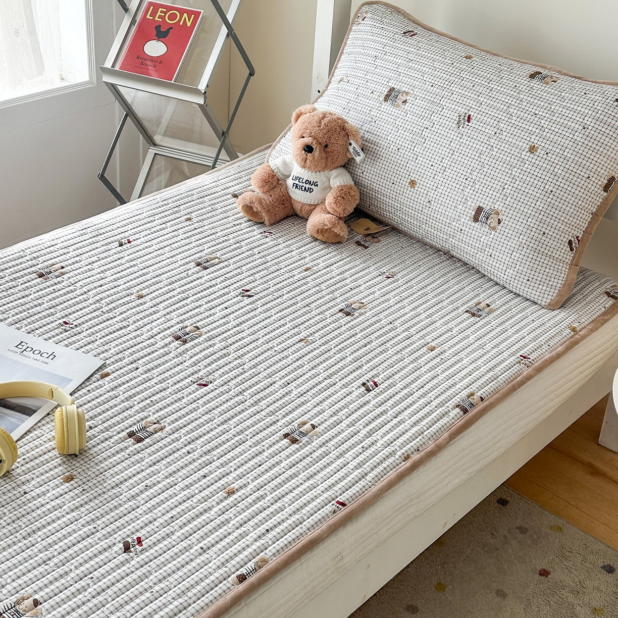 91家纺网 家纺一手货源 找家纺 （总）凌云家纺 2026新款学生宿舍全棉床盖三件套