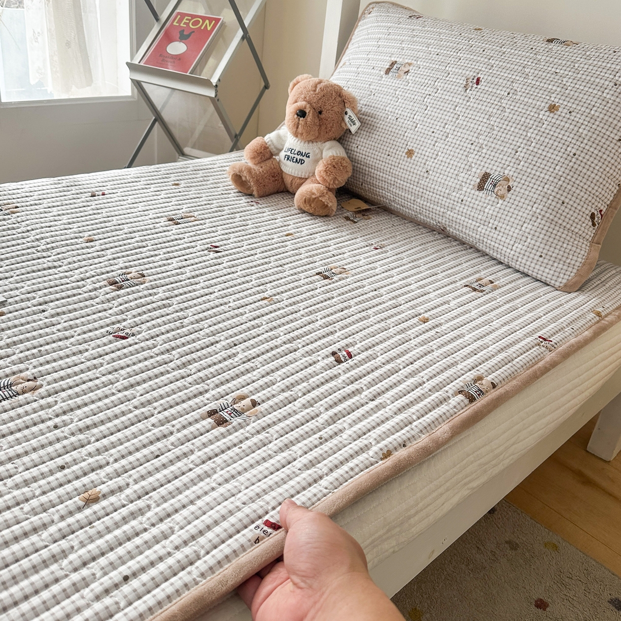 91家纺网 家纺一手货源 找家纺 （总）凌云家纺 2026新款学生宿舍全棉床盖三件套